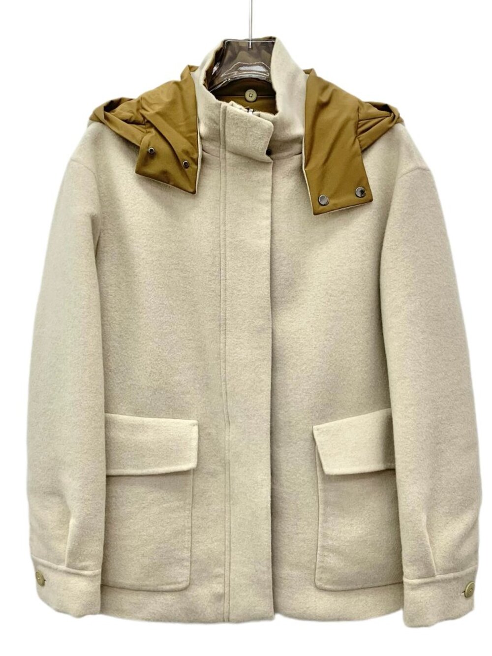 H30716 Loro Piana color-blocked cashmere reversible jacket 36 S size with tag